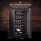 Ivation 28-Bottle Wine Cooler, Compact Freestanding Wine Fridge with Lock
